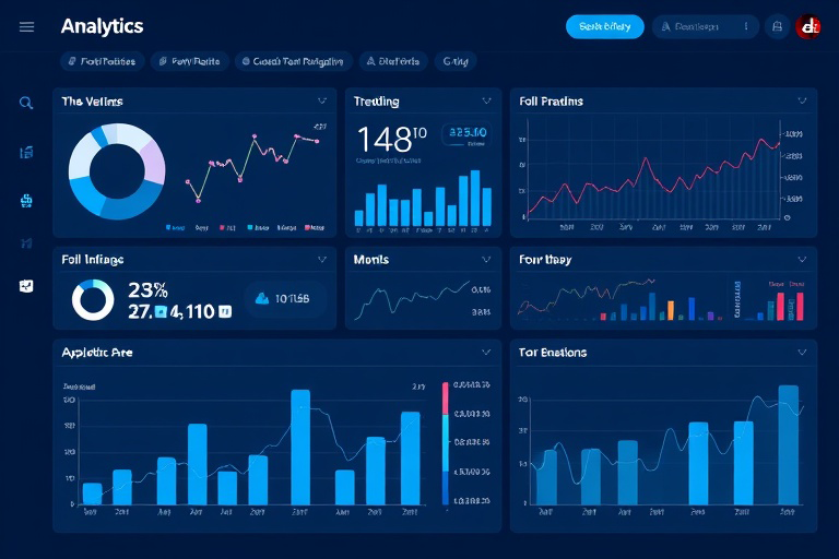 Dashboard de performance mostrando métricas de trading