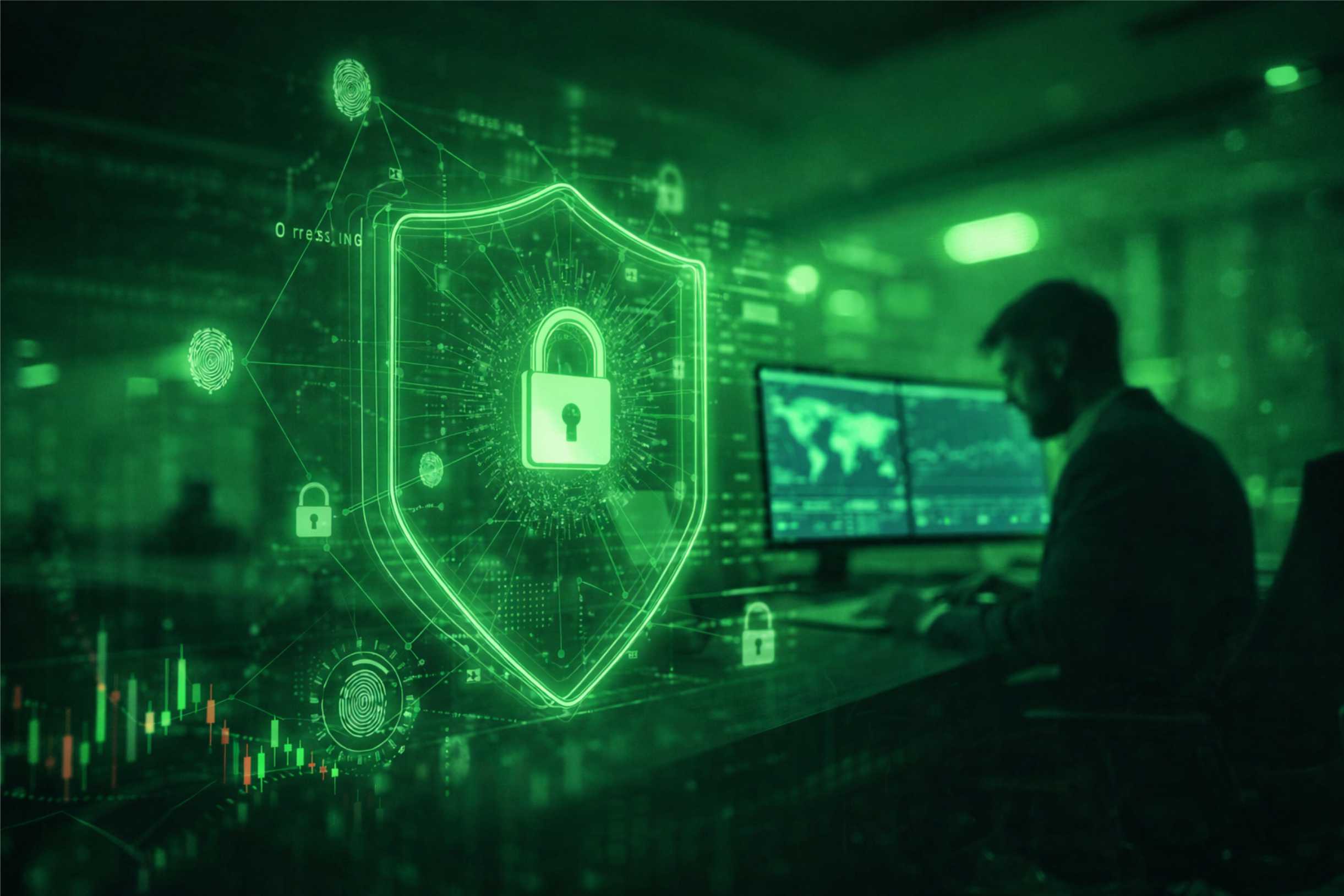 Segurança digital e proteção financeira com criptografia